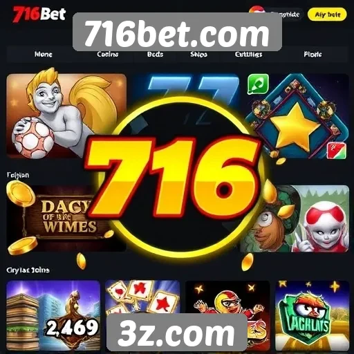 A diversidade de jogos oferecidos por 716bet.com